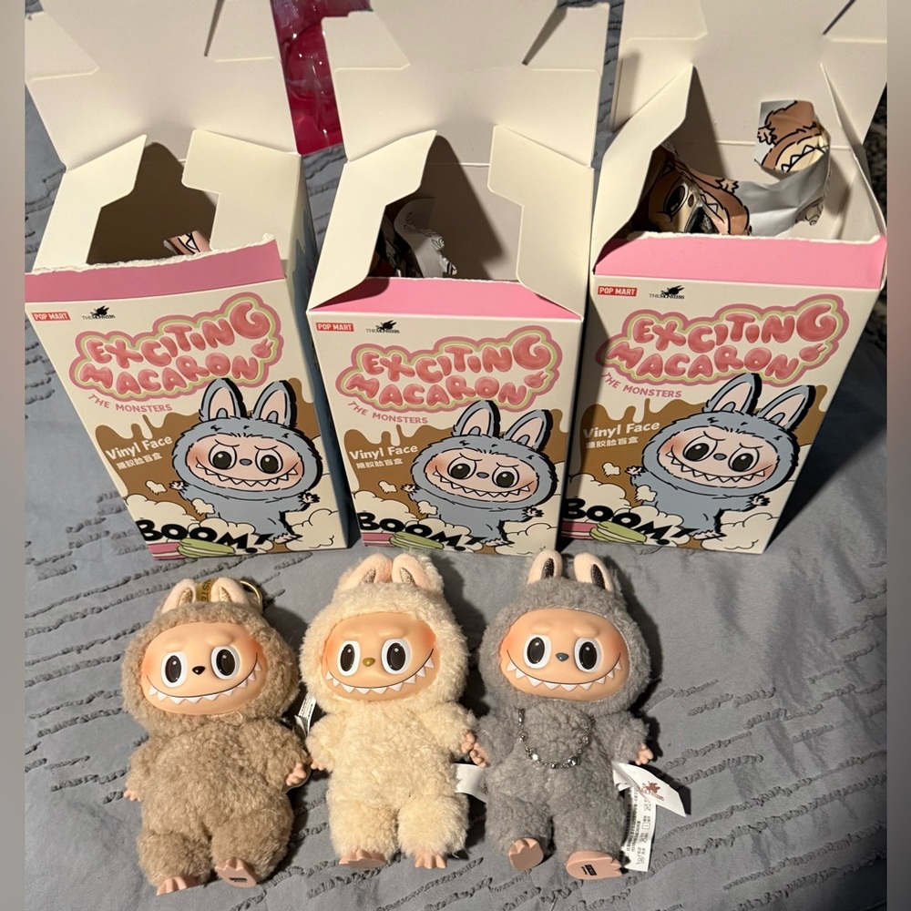 Popmart labubu bundle (3 labubus)